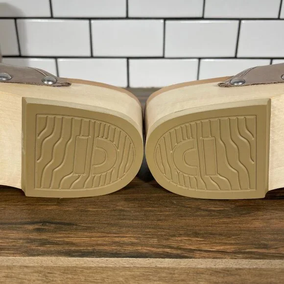 Earth Pine Tiga Womens Size 8.5 Shoes Multicolor Leather Platform Slide Sandal - Picture 10 of 16